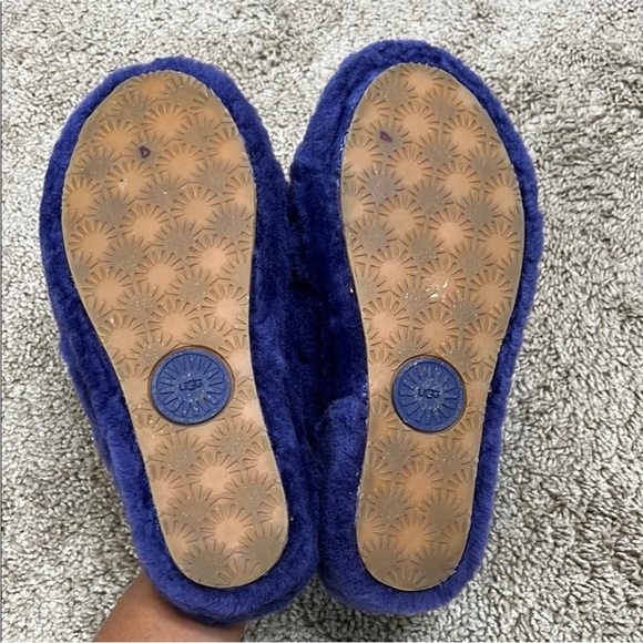 UGG Fluffy Yeah Slip On Elastic Slingback Slide Slippers 6 - Picture 7 of 12